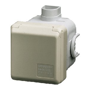 Mennekes 16A5P 6H400V Up-toma Cepex 4125 ** IP44 White Perla