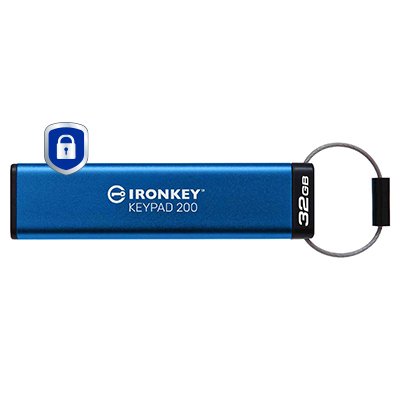 Kingston USB Flash Drive Ironkey Keypad 200 32GB, IKKP200/32GB — image 1
