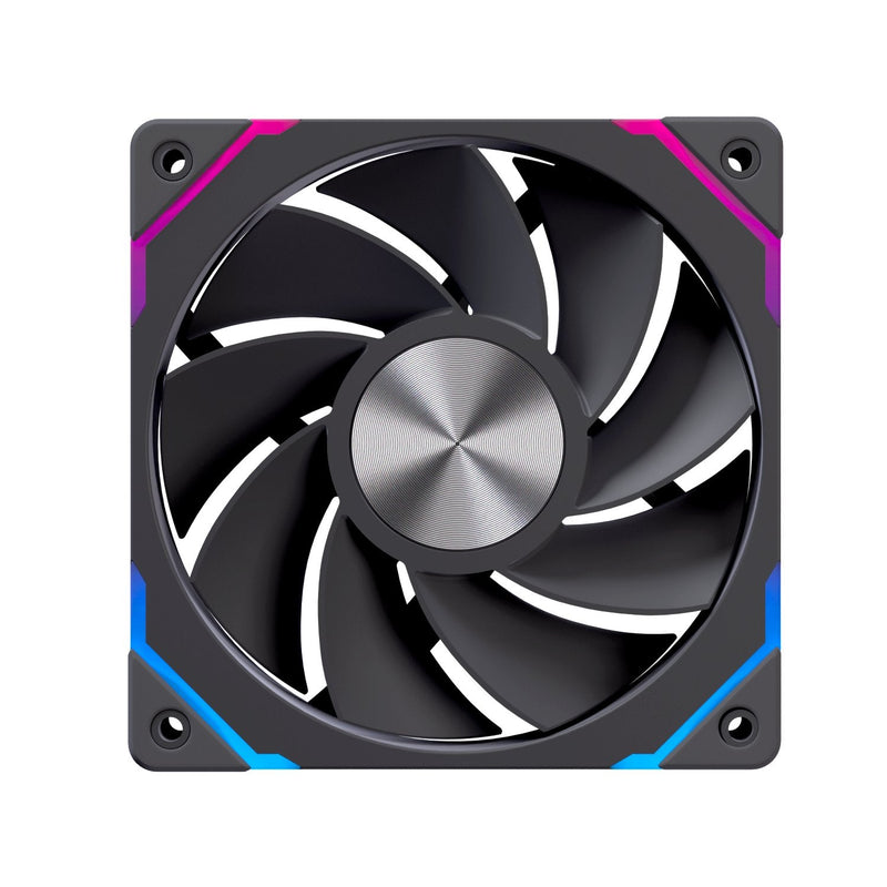 Fan PC Adicional Einarex EX12CI ARGB EXFN-12CS21-B Black 120MM Invertido