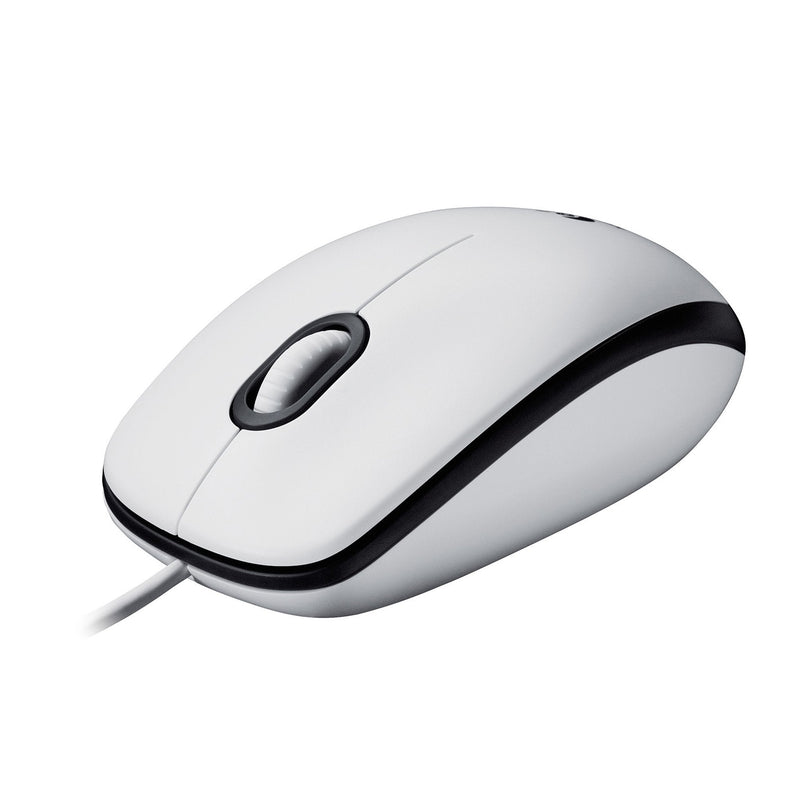 Logitech M100 Mouse Ambidextro USB Óptico 1000 DPI White 910-006764