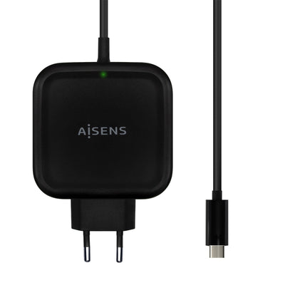 Aisens Charger 65W PD 3.0 QC3.0 1x USB-C 1.2M - Black — image 1