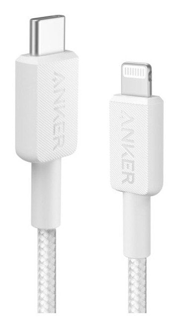 Anker Cable 322 USB-C a Ligthning Cable Trenzado 0,9M White — image 1