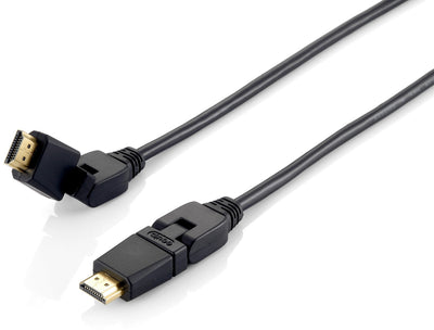 Equip HDMI Cable HDMI 1.4 High Speed With Ethernet 2M Connectors Pivotantes 180º 119362 — image 1