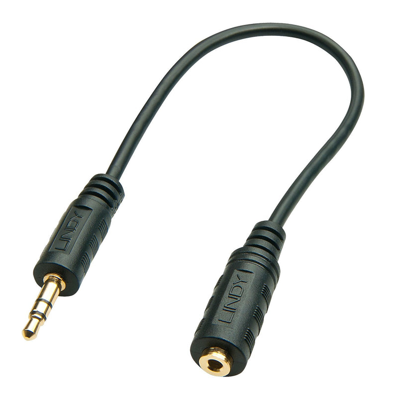 Lindy 35699 Cable Audio 20M 3,5MM 2,5MM Black