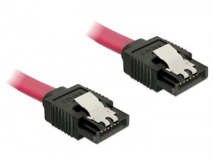 Delock 82678 Cable SATA 0,7M Red — image 1