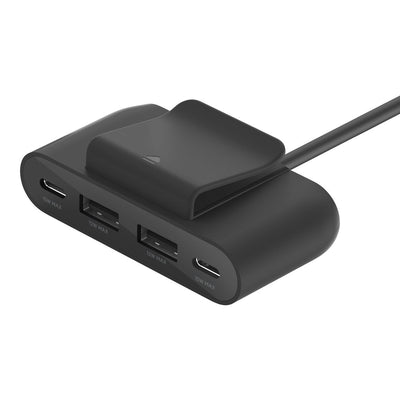Belkin Barra Charging 4 Connectors Output (2 USB-C 2 X Usb) Black — image 1