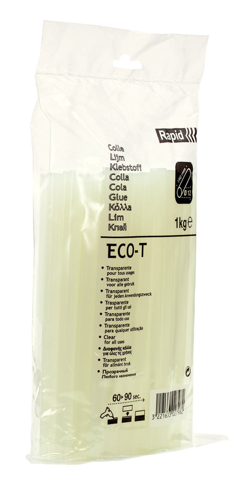 Barra Cola Termofusible Eco T, Transparent Ø12 X 190MM, 1KG — image 1
