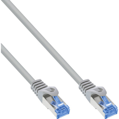 Inline Network Cable , CAT.6A, S/FTP, Tpe Flexible, Grey 5M — image 1