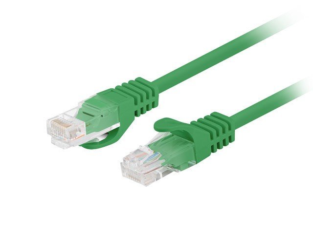 Lanberg Network Cable CAT.5E UTP 2M Green 10-PACK