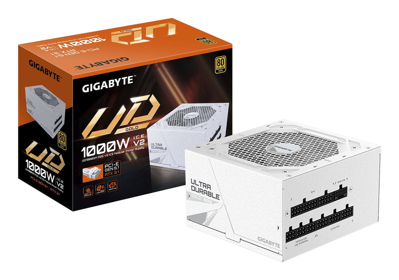 Gigabyte Power Supply Power GP-UD1000GM PG5 Ice 1000W 80 + Gold