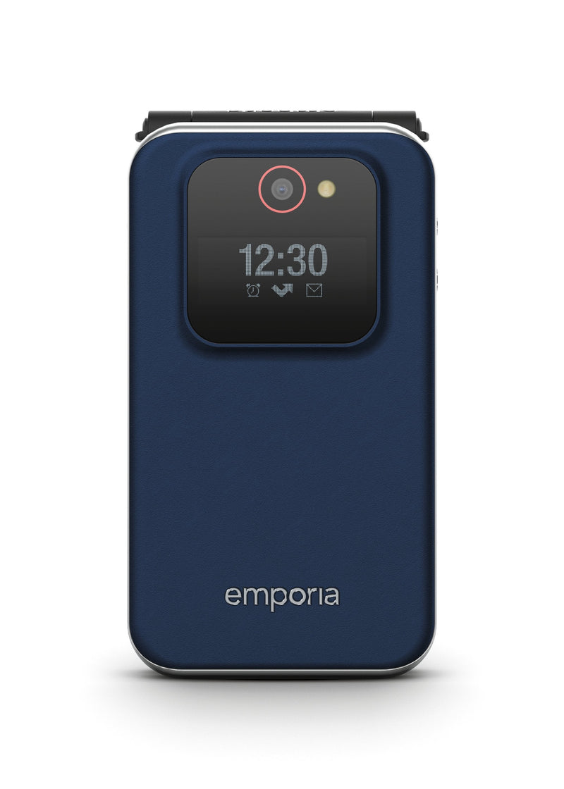 Emporia Emporiajoy (V228), 2G, (V3), Mobile Phone Foldable With Keys Large Blueberry