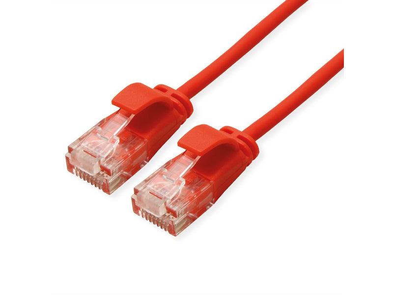 Roline Verde UTP Network Cable CAT.6A (class Ea), Lsoh, Slim, Rojo 3M