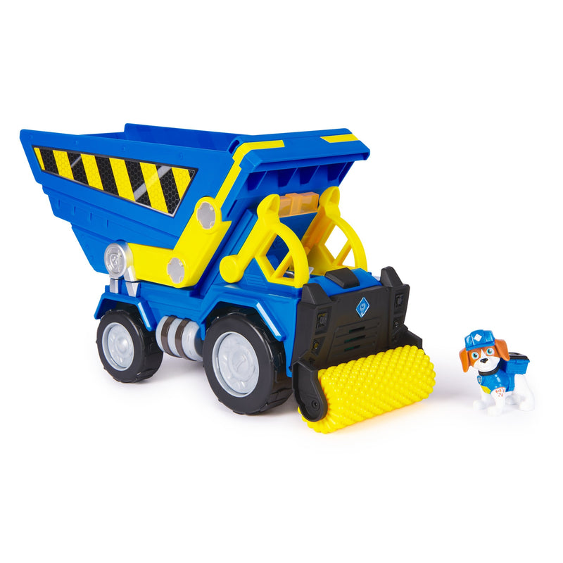 Spin Master Rubble & Crew: Vehículo Construcción Premium, Vehículo Juguete Con Plataforma Tilting Rodillo Nivelad