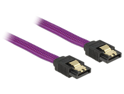 Delock Cable SATA 6GB S 30CM Violett — image 1