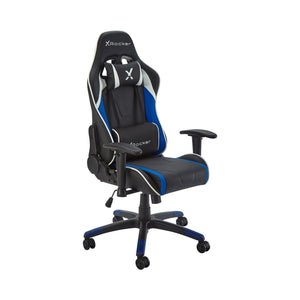 X Rocker 5124601 Chair Videojuegos Butaca Jugar Asiento Acolchado Tapizado Black Blue — image 1