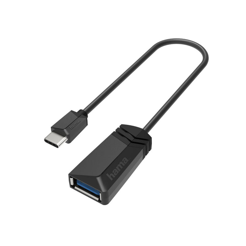 Hama Essential Adapter USB - USB-C Male - USB-A Male - 5 Gbit/S - Black