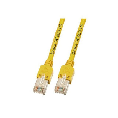 Efb RJ45 Network Cable CAT.5E Sf UTP Lszh Draka UC300 TM11 Yellow 3M — image 1