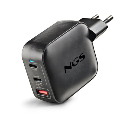 Ngs Wall Charger GaN BUD100WTINY 100W 2x USB Type-c 1x USB 100W — image 1