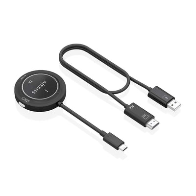 Aisens Charger USB-C a HDMI Wireless 1080P 30M + USB-C Pd 100W Black — image 1