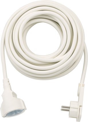 Brennenstuhl Cable Extensión With Connector Flat Ángulo 10M, White