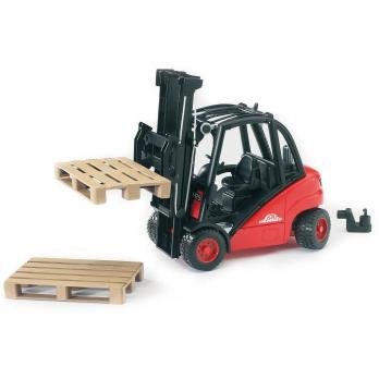 Bruder Linde Fork Lift H30D With 2 Pallets Vehículo Toy