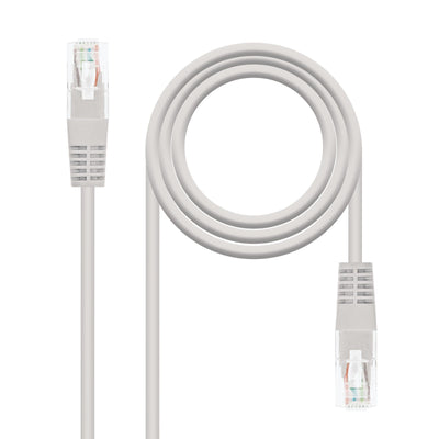 Nanocable Network Cable RJ45 CAT.6 UTP AWG24 5M - Grey — image 1