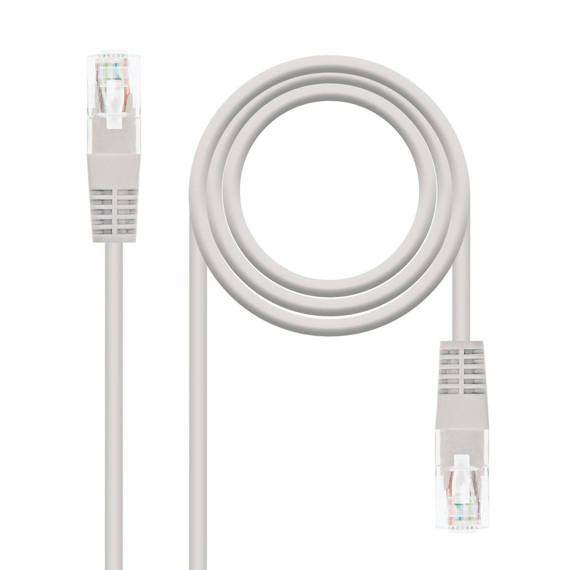 Nanocable Network Cable RJ45 CAT.6 UTP AWG24 5M - Grey