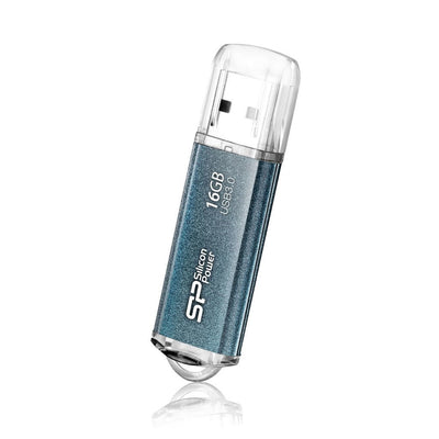 USB Flash Drive 16GB Silicone Power USB 3.0 M01 Blue — image 1