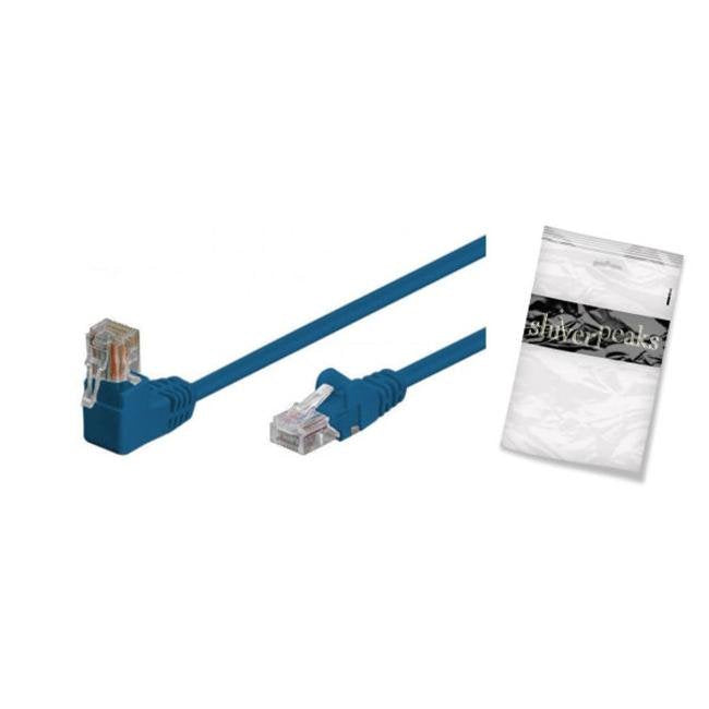 Shiverpeaks Network Cable CAT.6 S/FTP Pimf Winkel-recto Blue 1,0M