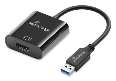 Mediarange USB-A a HDMI Audio And Video Convertidor, 20CM Sw