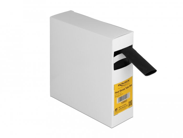 Tubo Termorretráctil Box, With Adhesive Indoor Schrumpfungsrate 3:1, 5M X 19,1MM Black