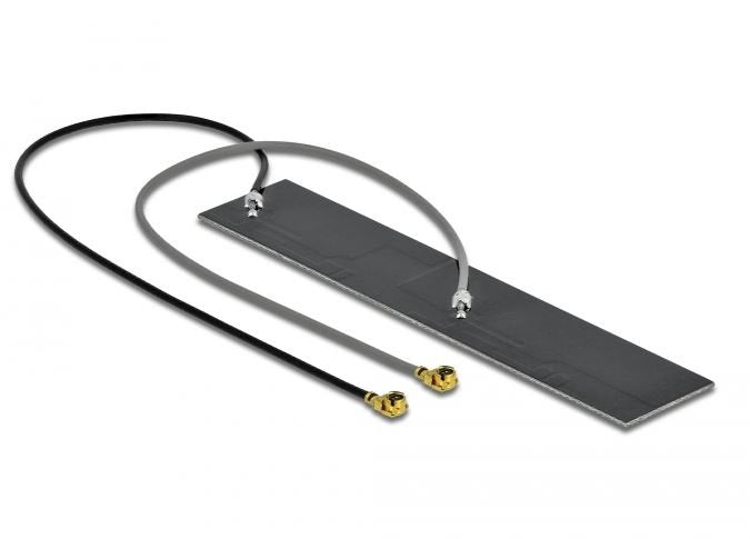 Delock WLAN 802.11AC/Ax/a/H/B/G/N Doppelantenne 2 X Mhf Male 2,2 – 4,0 dBi