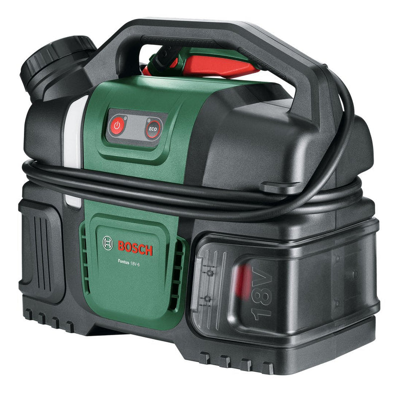 Bosch Hidrolimpiadora Mobile Phone Bicicletas Fontus 18V-6 (depósito Water 6 L, 8 Niveles Presión, Espacio Gua
