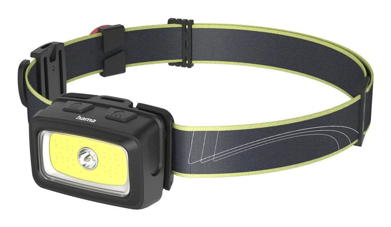 Hama HL350 Black Blue Yellow Linterna With Tape Cabeza LED