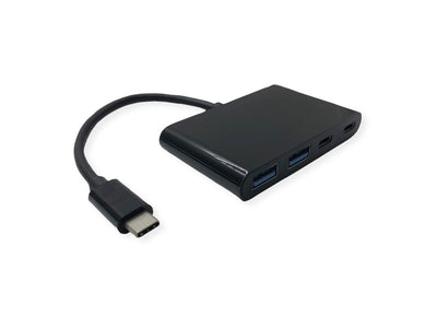 Value USB 3.2 Gen 2 Hub, 4VÍAS (2X a + 2X C), Type-c Cable Connection — image 1