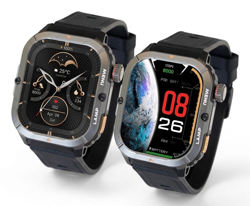 Agm Legion 3 Black Smartwatch 1.95
