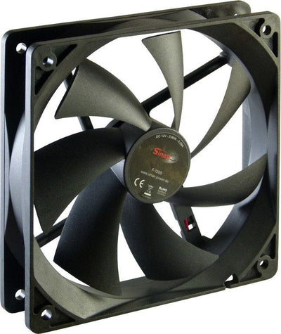 Inter-tech F-120-S Housing Computer Fan 12CM Black — image 1