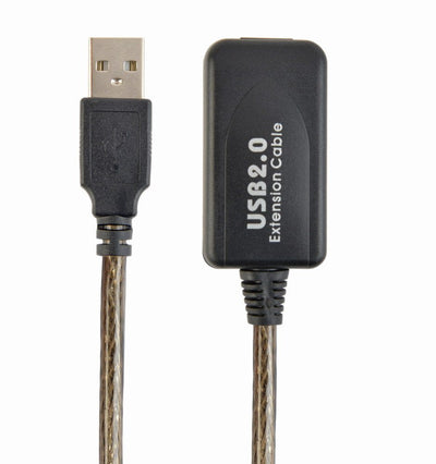 Gembird USB Cable 2.0A/a (alargo Activo) M/H 10M Black — image 1