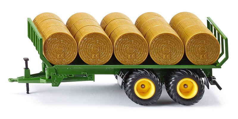 Siku Remolque Pacas Redondas Farmer, Model Vehículo Green/Yellow Gold 4006874028917.0