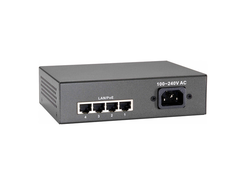 Level One Switch 5 Ports 10/100 4 Ports PoE Plus 65W