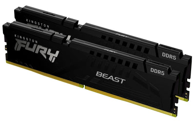 Kingston Memory Fury Beast DDR5 64GB 2 X 32GB 3000MHZ / PC5-48000 CL36 1.35V Black KF560C36BBE2K2-6 — image 1