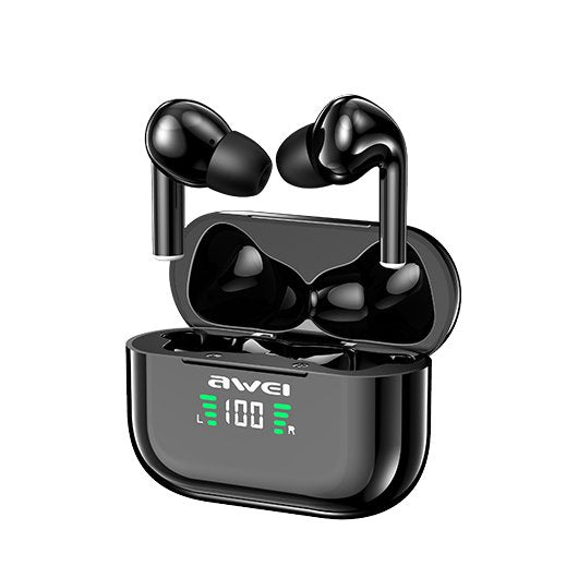 Awei Headphones T29P True Wireless Stereo (tws) Dentro Or Ído Llamadas/Música Bluetooth Black