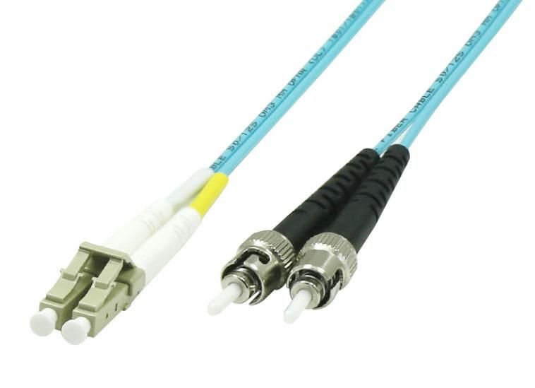Fiber Patch Cable - Lc/Upc-st/Upc 0.5M OM3 Mm