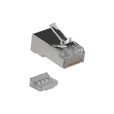 RJ45 (8P 8C) CAT.5E Shielded Modular Connector For Round Cable With Solid Or Standed Conductors — image 1