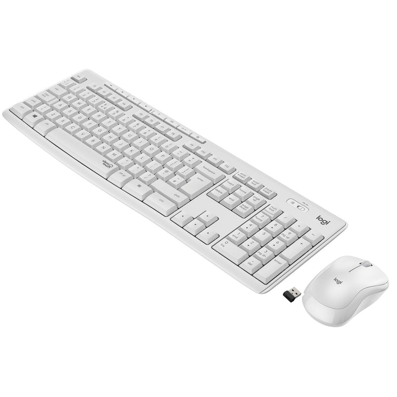 Logitech Keyboard French Azerty + Mouse MK295 Silent Wireless