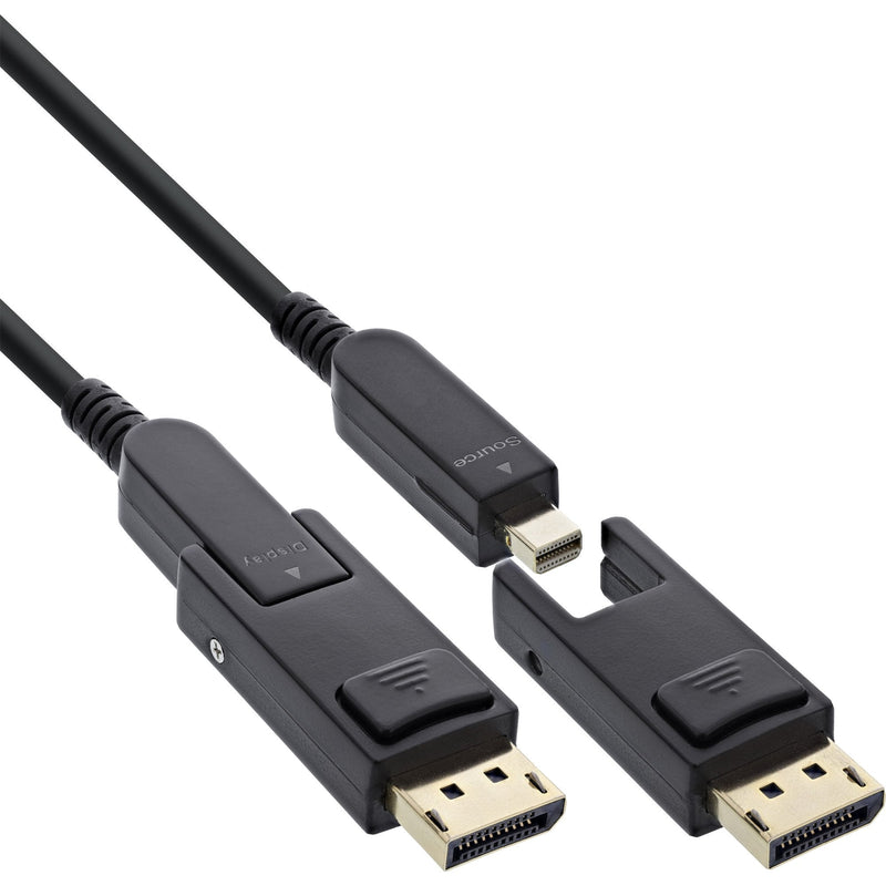 Inline® DisplayPort 1.4 Aoc Cable 8K4K, DisplayPort Plug Detachable 20M