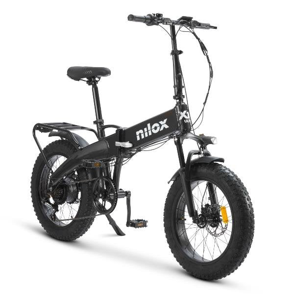 Nilox Bicicleta Eléctrica , Ebike X10 Ultra, Foldable Up To 90 Km Battery Life Motor 48V/250W And Battery Remo