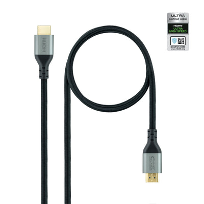 Nanocable HDMI Cable 2.1 Certificado Ultra Hs M-m 1M - Black — image 1