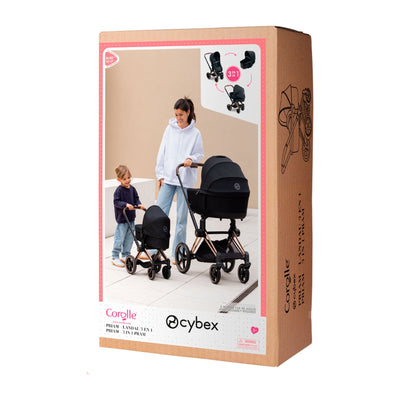 Simba-dickie Mon Grand Poupon 36-42CM Cybex Puppenwagen Black/Roségold) 9000142070 — image 1