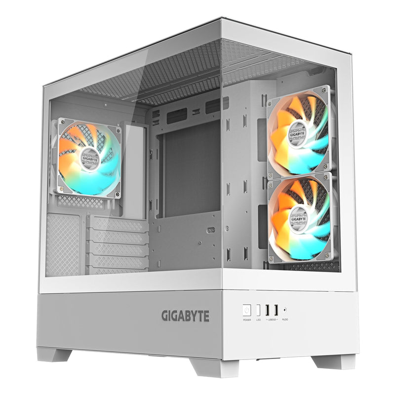 Gigabyte PC Case C201 Panoramic Ice Tower Media, M-atx
